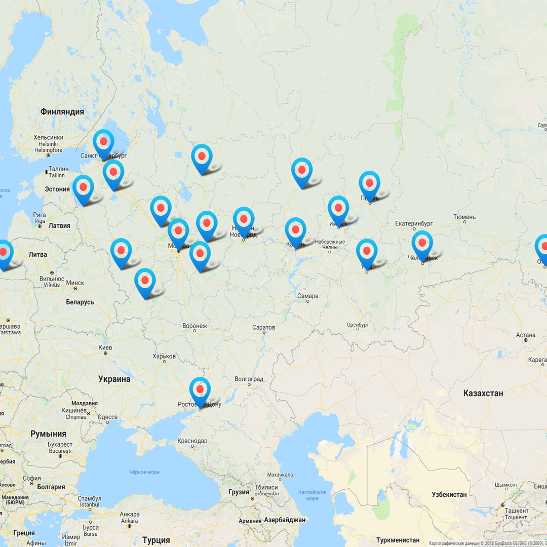 Геобридж карта